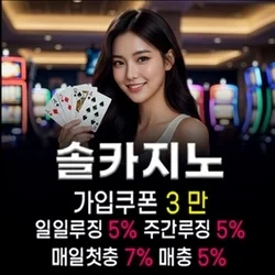 검증된 메이저카지노 솔카지노입니다